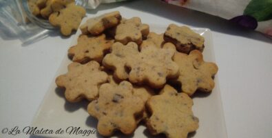 galletas de piña y chocolate