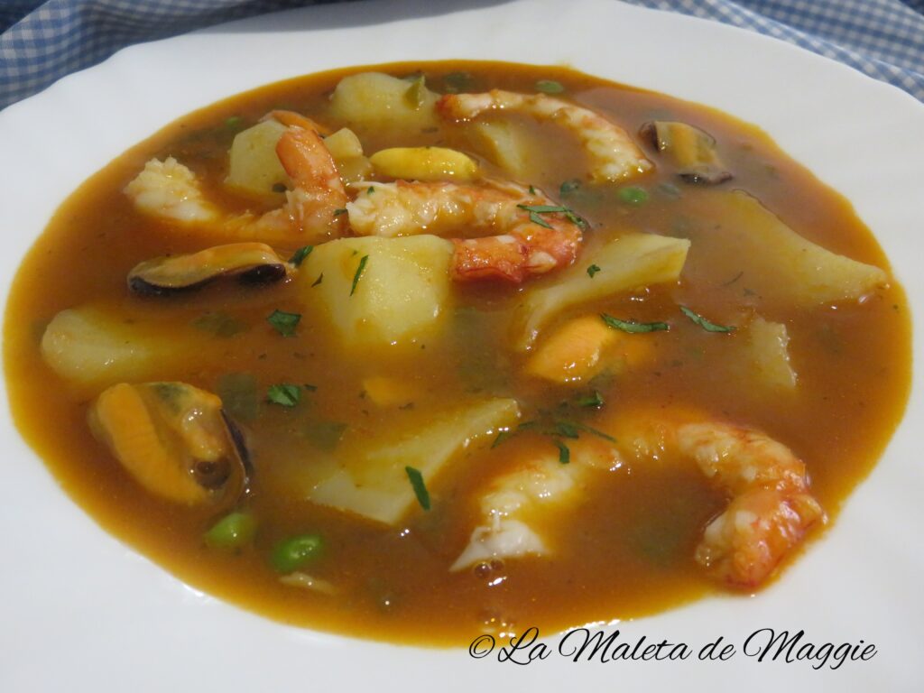 Guiso de patatas a la marinera