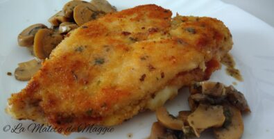 Pechuga de pavo rellena de jamón serrano y queso