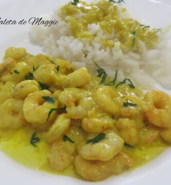 Gambas al curry