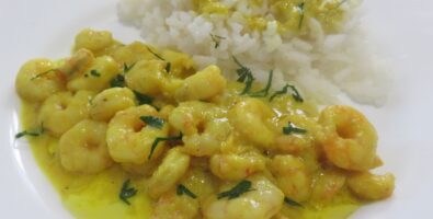 Gambas al curry