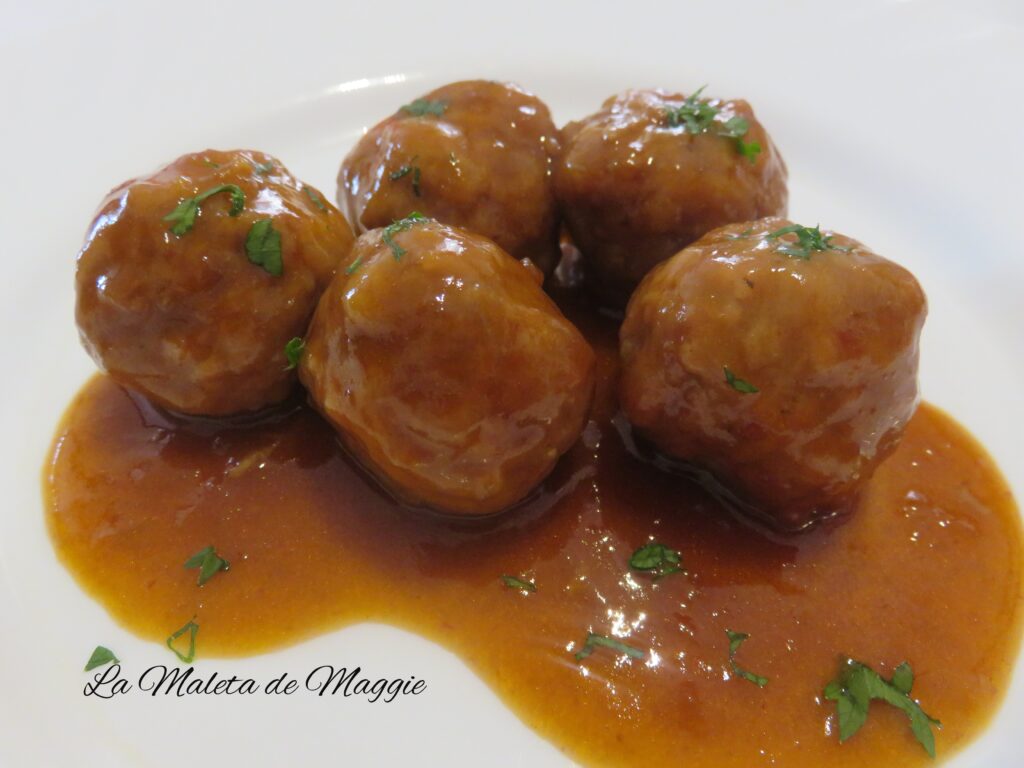 albóndigas a la coca-cola