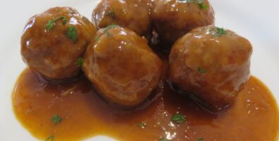albóndigas a la coca-cola