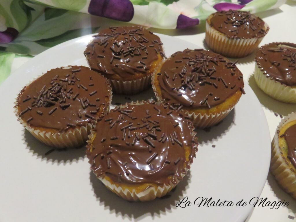 Muffins con pepitas de chocolate