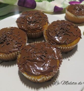 Muffins con pepitas de chocolate