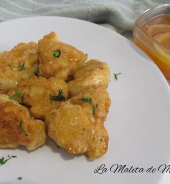 pollo en tempura