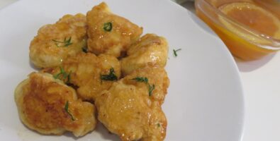 pollo en tempura