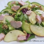 Ensalada de manzana y pollo