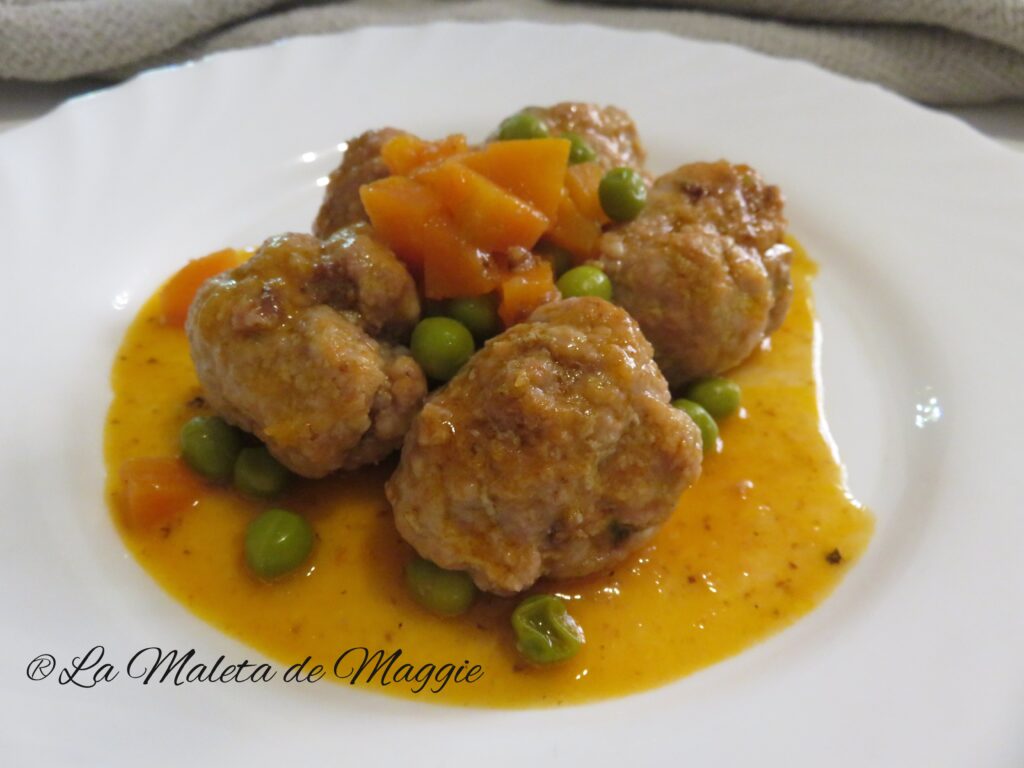 albóndigas a la jardinera