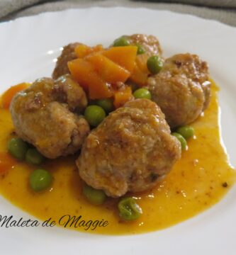 albóndigas a la jardinera