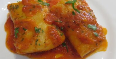 bacalao en salsa de tomate