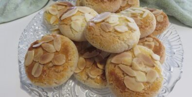 galletas de almendra y clara de huevo