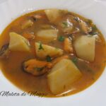 guiso de patata y mejillones