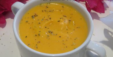 Crema de boniato y zanahoria