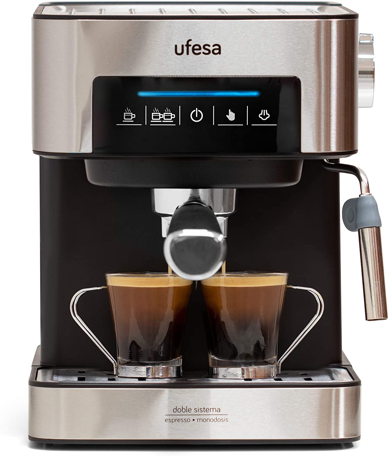 🔴 Ufesa CE7255 Cafetera Expresso y Capuccino | Tienda Online
