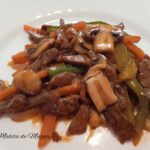 Ternera con salsa de verduras