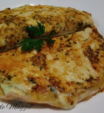 Tortilla de claras con jamón y queso