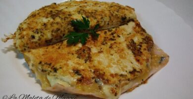 Tortilla de claras con jamón y queso