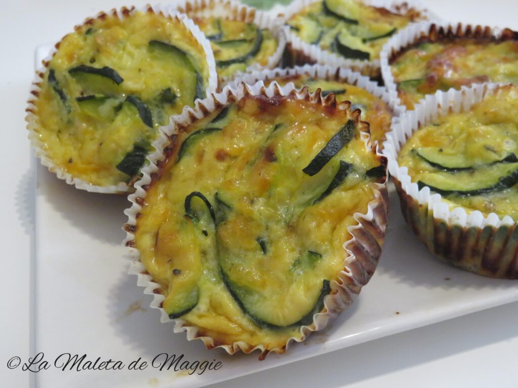 muffins de calabacín y queso