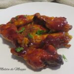 alitas de pollo agridulces