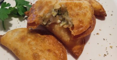 empanadillas de brócoli y queso