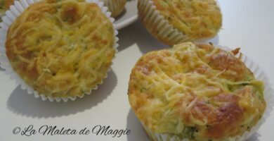 Muffins salados con brócoli