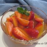 fresas a la naranja