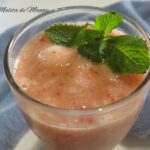 smoothie de fresas, plátano y naranja 1