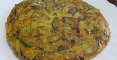 tortilla de calabacín