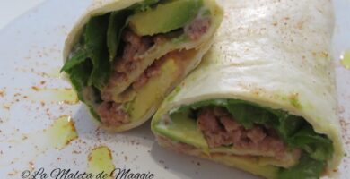 wrap de carne