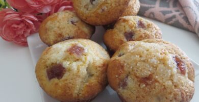 muffins de membrillo