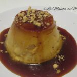 Flan de turrón