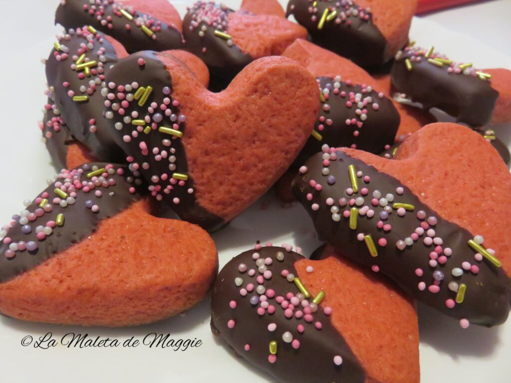 Galletas de mantequilla y chocolate