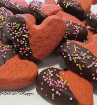 Galletas de mantequilla y chocolate