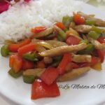 tiras de lomo al estilo asiático
