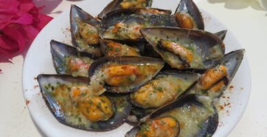 mejillones a la mostaza