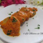 Medallones en salsa de pimientos