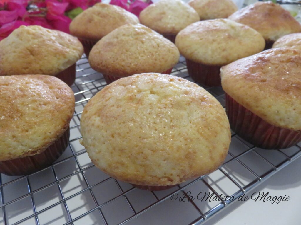 Muffins de frutas confitadas