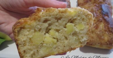 plum cake de manzana