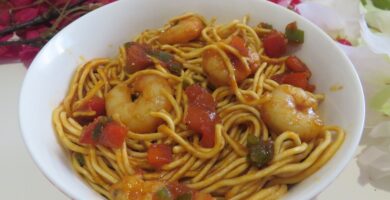 Fideos estilo chino
