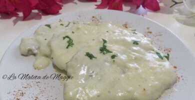 lomo en salsa roquefort