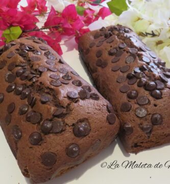 Plum cake de chocolate