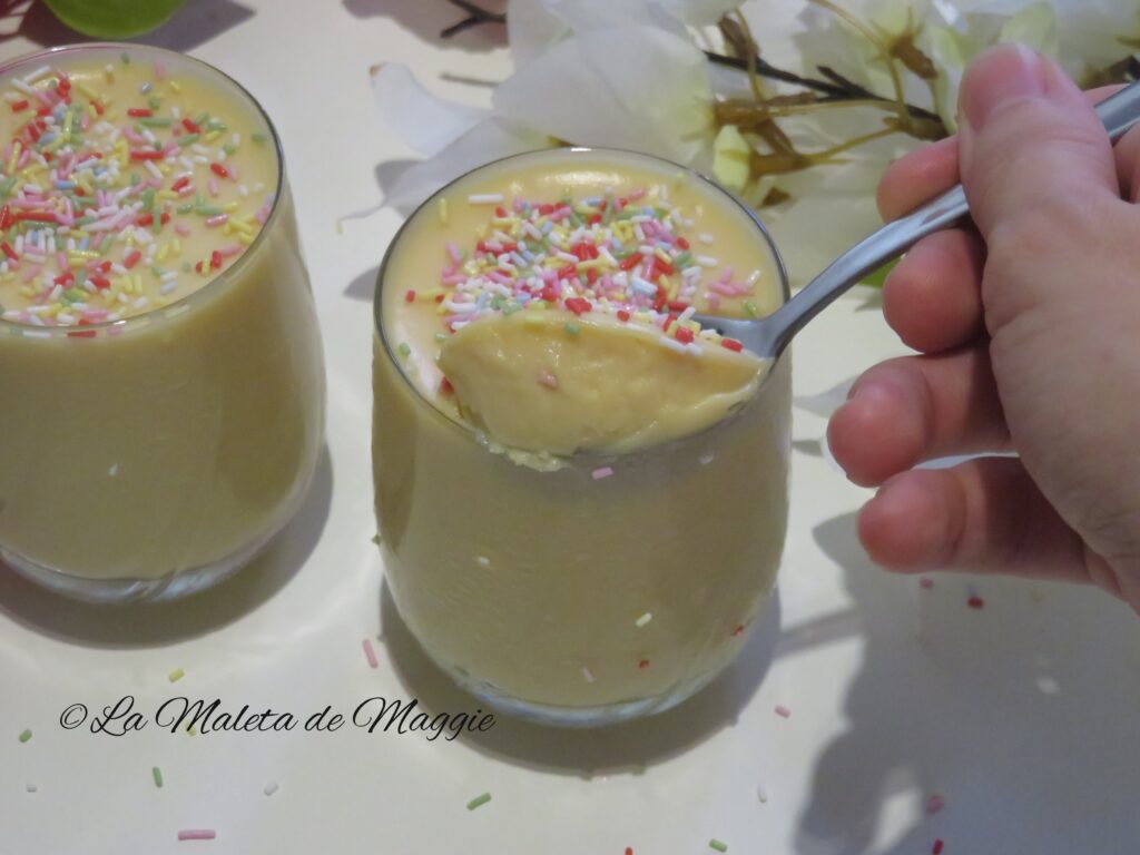 mousse de chocolate blanco