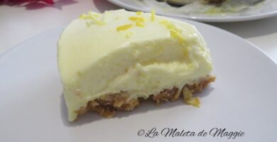 Tarta fría de limón