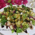 Ensalada de gambas y mejillones