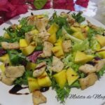 Ensalada de pollo y mango