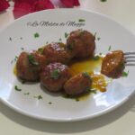 Albóndigas con salsa de naranja