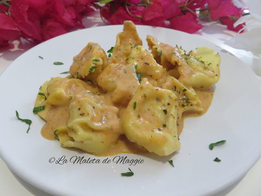 Tortellini en salsa cremosa