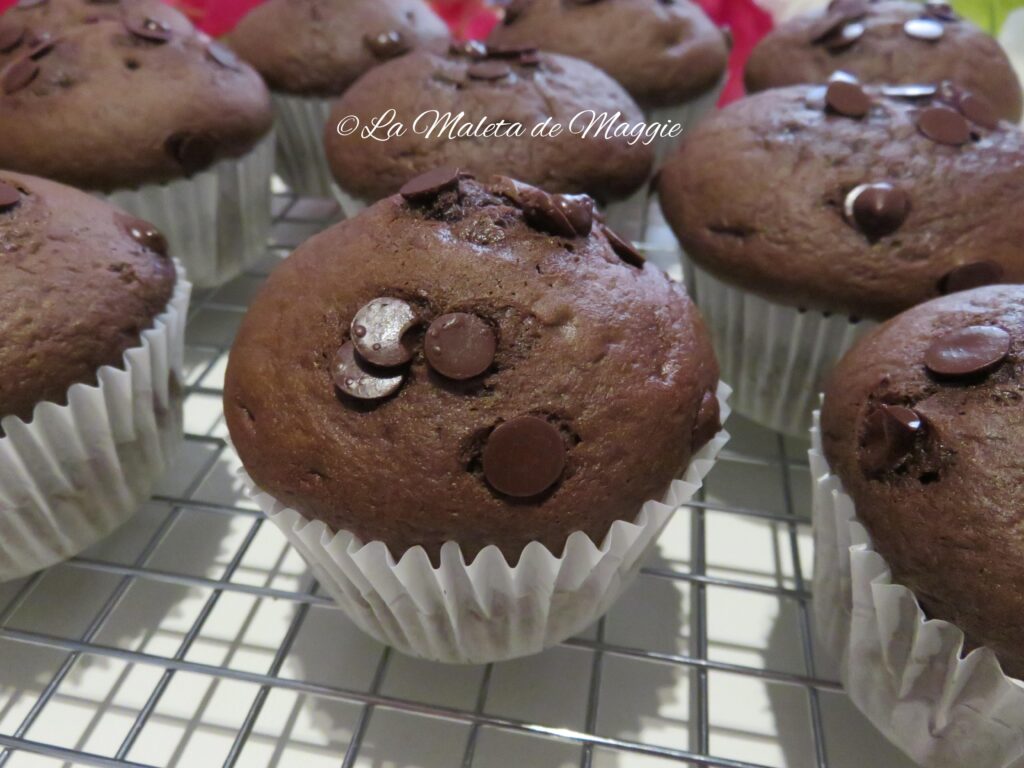 Muffins de chocolate