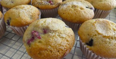 Muffin de frutos rojos